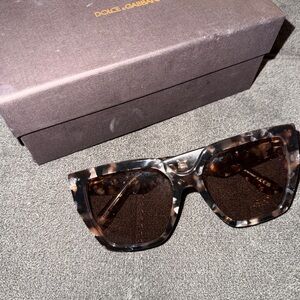 Dolce & Gabbana Brown Tortoise Sunglasses